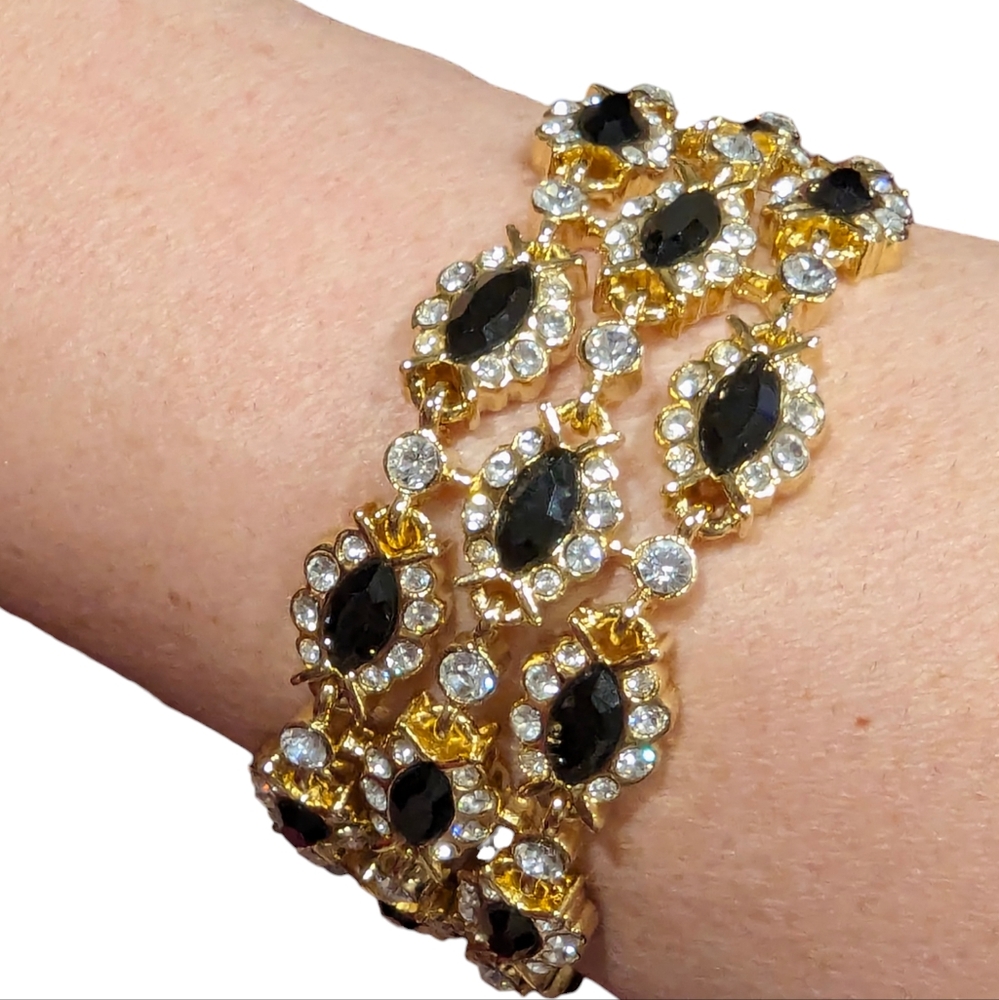 St. John Gold Plated Sparkle Bracelet New